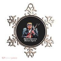 Make America Metal Again Trump Rock Heavy Music Thrash Ornament thumb 0