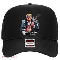 Make America Metal Again Trump Rock Heavy Music Thrash Hat thumb 0