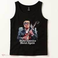 Make America Metal Again Trump Rock Heavy Music Thrash Tank Top thumb 2