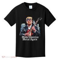 Make America Metal Again Trump Rock Heavy Music Thrash Kids T-Shirt thumb 0