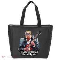 Make America Metal Again Trump Rock Heavy Music Thrash Tote Bag thumb 0