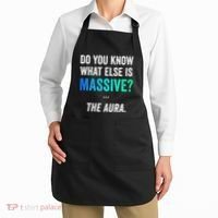 Massive Aura Meme Funny Gen Z Slang Gaming Meme Aura Apron thumb 2
