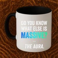 Massive Aura Meme Funny Gen Z Slang Gaming Meme Aura Coffee Mug thumb 2