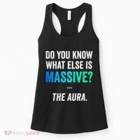 Massive Aura Meme Funny Gen Z Slang Gaming Meme Aura Women's Tank Top thumb 0