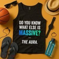 Massive Aura Meme Funny Gen Z Slang Gaming Meme Aura Tank Top thumb 4