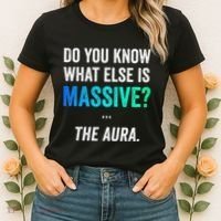 Massive Aura Meme Funny Gen Z Slang Gaming Meme Aura Women's T-Shirt thumb 2