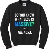 Massive Aura Meme Funny Gen Z Slang Gaming Meme Aura Kids Sweatshirt thumb 0