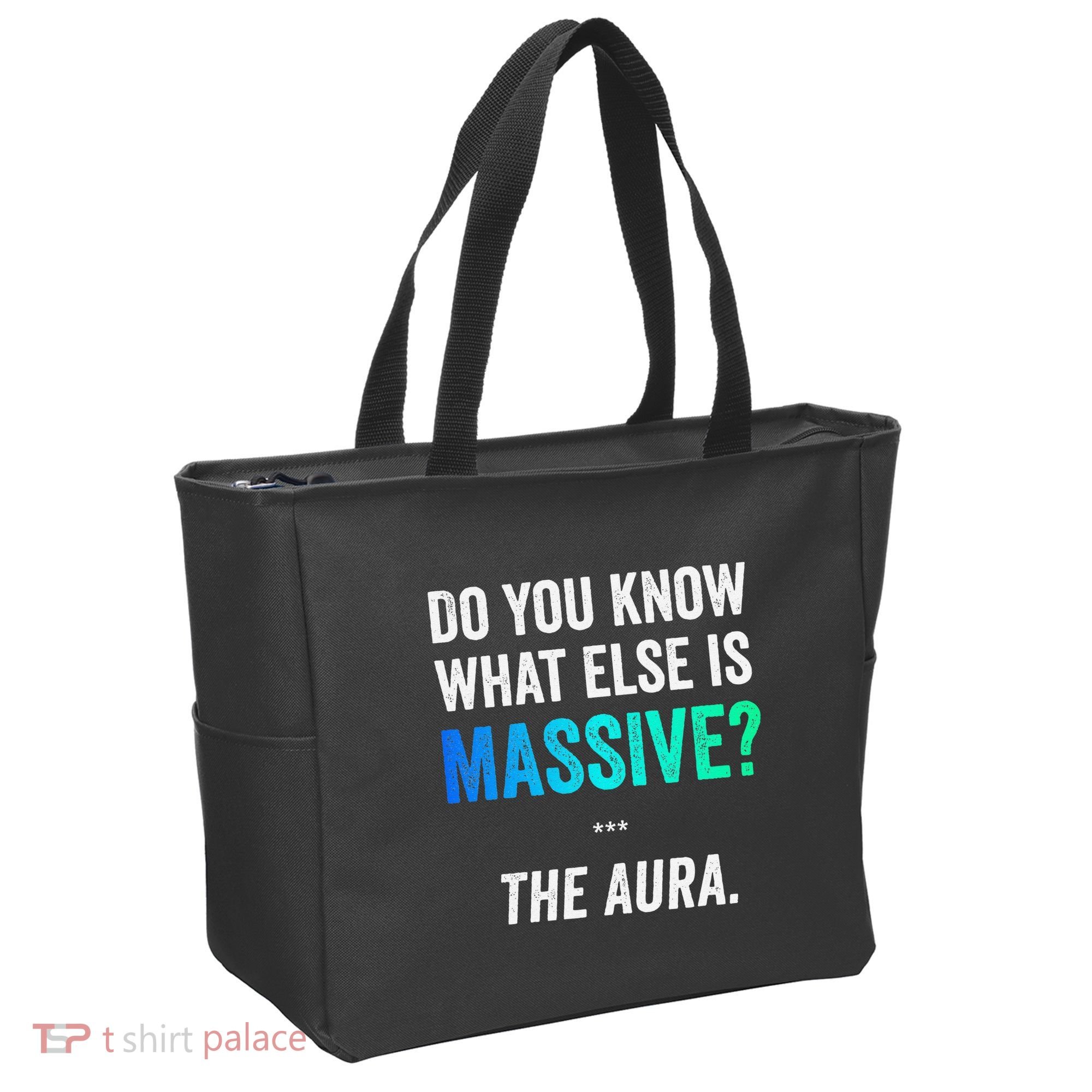 Massive Aura Meme Funny Gen Z Slang Gaming Meme Aura Tote Bag