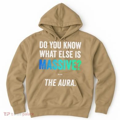 Massive Aura Meme Funny Gen Z Slang Gaming Meme Aura Hoodie