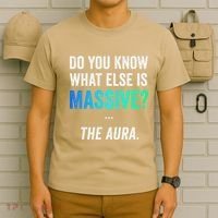 Massive Aura Meme Funny Gen Z Slang Gaming Meme Aura T-Shirt thumb 6