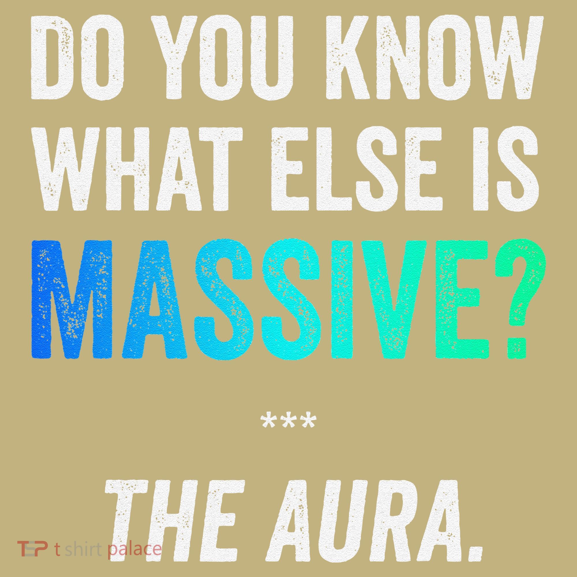 Massive Aura Meme Funny Gen Z Slang Gaming Meme Aura Kids T-Shirt