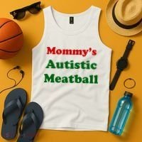 MommyS Autistic Meatball Tank Top thumb 4