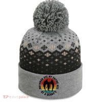 Mothman Ate My Entire Ass At A Denny's The Baniff Cuffed Pom Beanie thumb 0