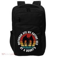 Mothman Ate My Entire Ass At A Denny's Impact Tech Backpack thumb 0