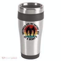 Mothman Ate My Entire Ass At A Denny's 16oz Travel Tumbler thumb 0