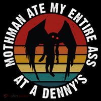 Mothman Ate My Entire Ass At A Denny's Tie-Dye Long Sleeve Shirt thumb 2