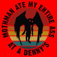 Mothman Ate My Entire Ass At A Denny's Santa Hat thumb 1