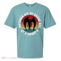 Mothman Ate My Entire Ass At A Denny's Sueded Cloud Jersey T-Shirt thumb 0