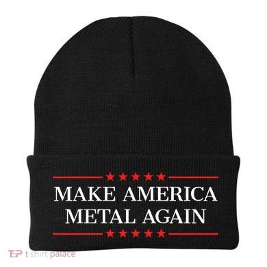 Make America Metal Again Funny Beanie