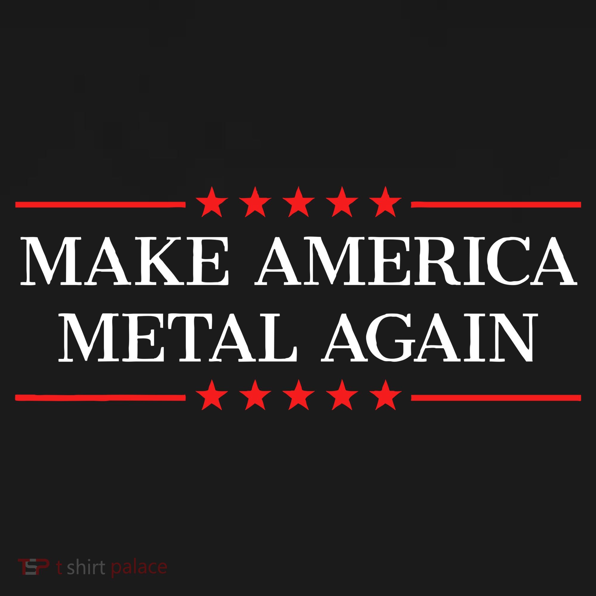Make America Metal Again Funny Polo