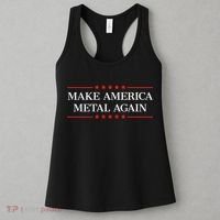 Make America Metal Again Funny Women's Tank Top thumb 3