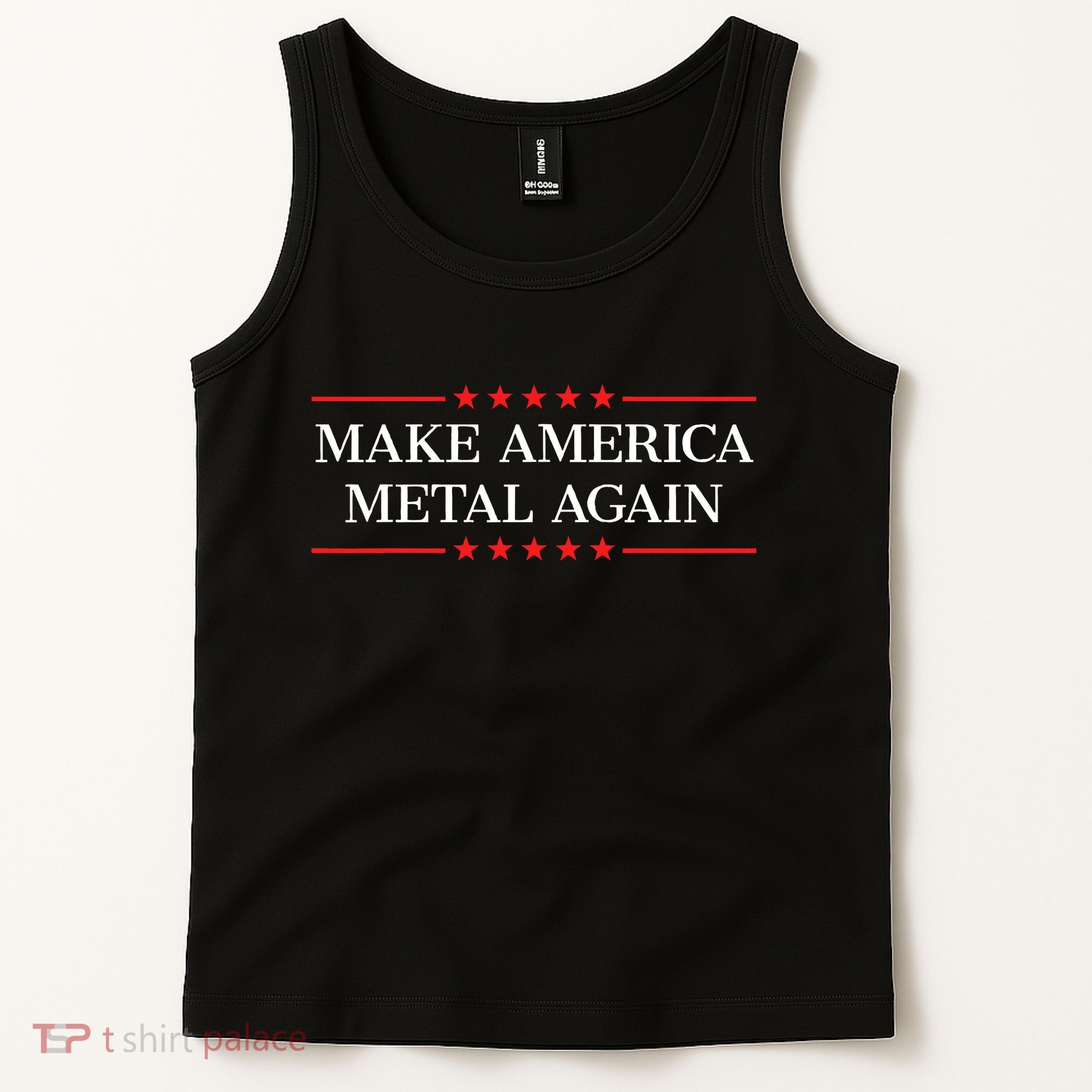 Make America Metal Again Funny Tank Top