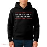 Make America Metal Again Funny Kids Hoodie thumb 4