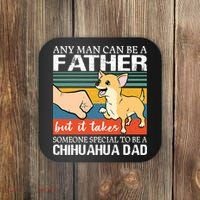 Mens Any Man Can Be A Father But Special To Be A Chihuahua Dad Coaster thumb 0