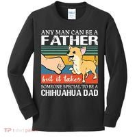 Mens Any Man Can Be A Father But Special To Be A Chihuahua Dad Kids Long Sleeve Shirt thumb 0
