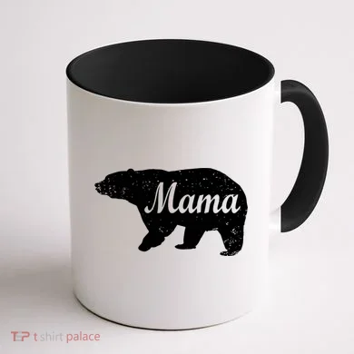 Mama Bear Coffee Mug back