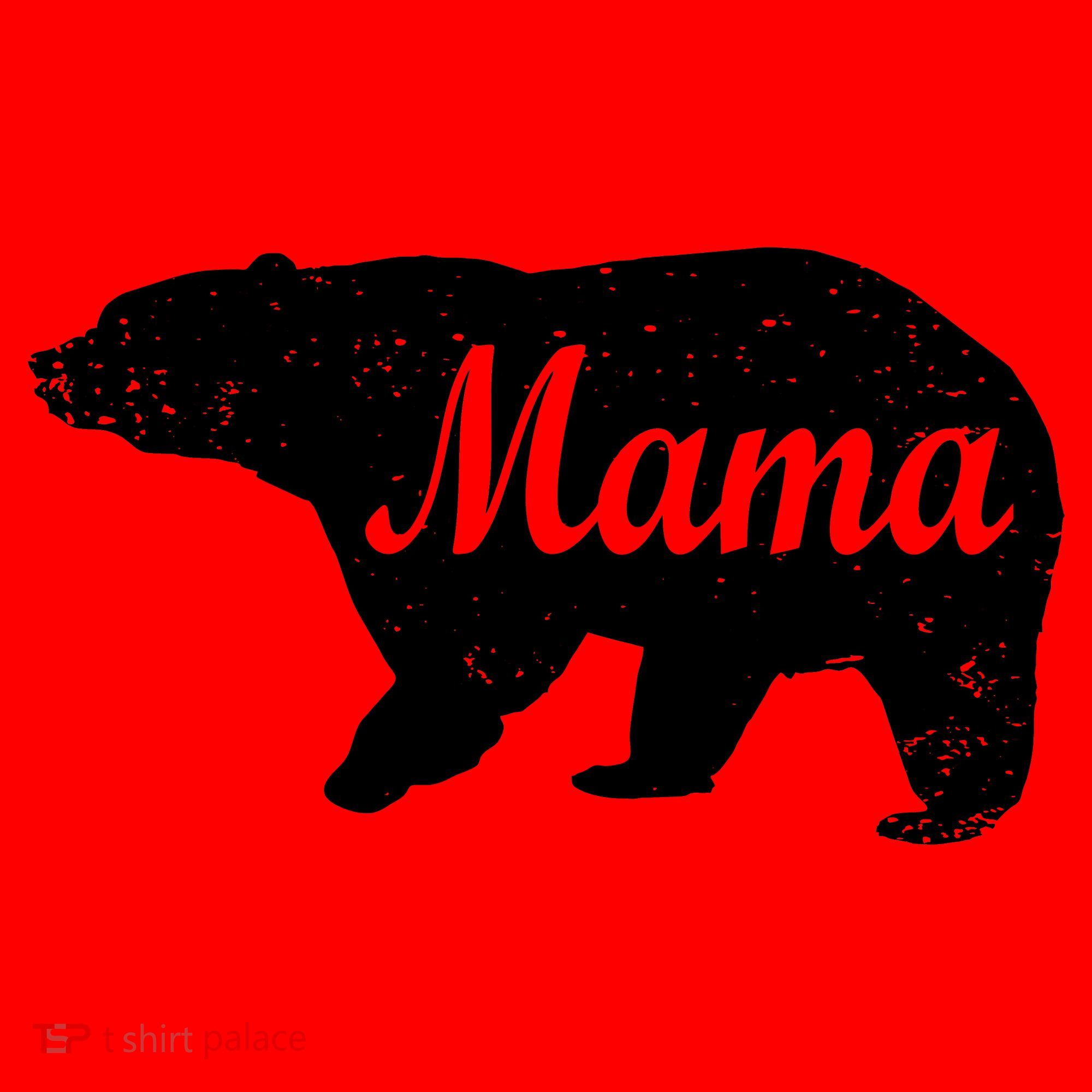 Mama Bear Santa Hat