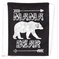 Mama Bear Arrows Drawstring Bag thumb 0