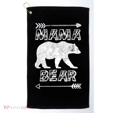 Mama Bear Arrows Golf Towel