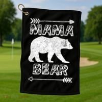 Mama Bear Arrows Golf Towel thumb 1