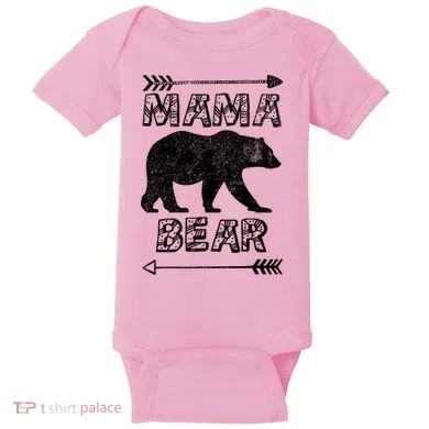 Mama Bear Arrows Baby Bodysuit