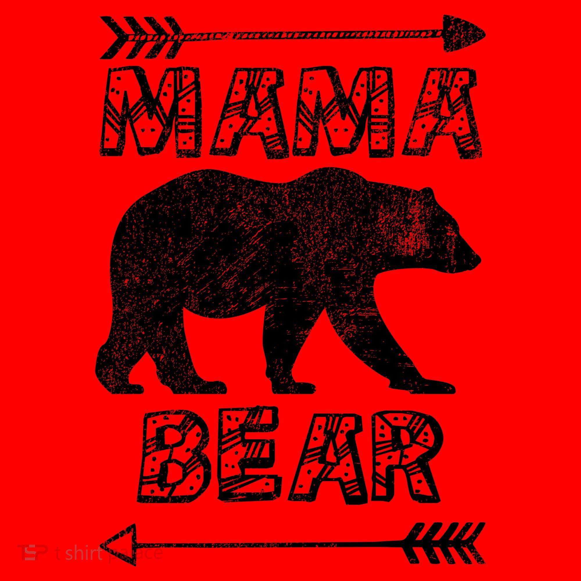 Mama Bear Arrows Santa Hat