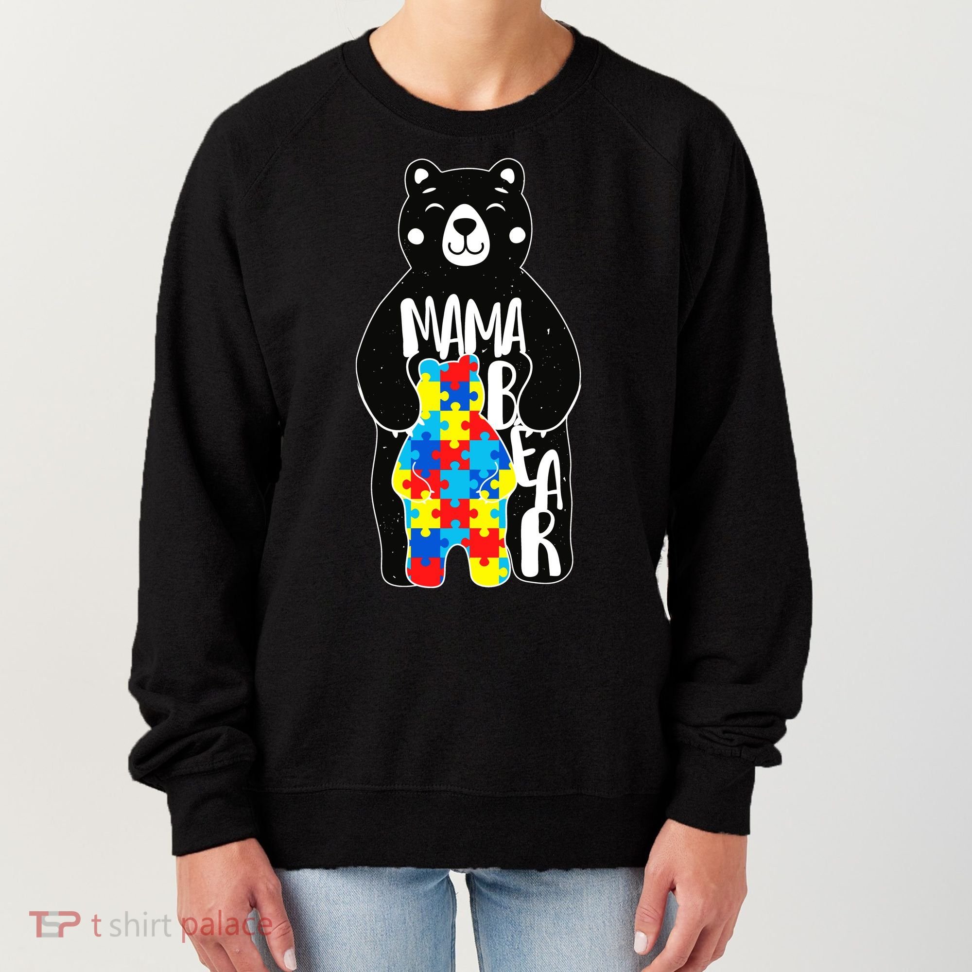Mama Bear Autism Awareness Women's Sweatshirt