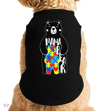 Mama Bear Autism Awareness Doggie Tank