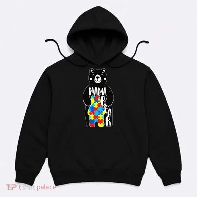 Mama Bear Autism Awareness Hoodie