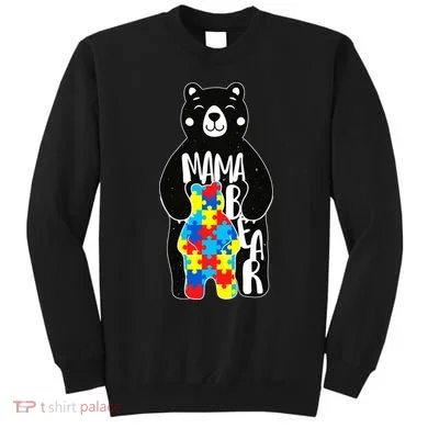 Mama Bear Autism Awareness Sweatshirt