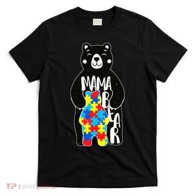 Mama Bear Autism Awareness T-Shirt