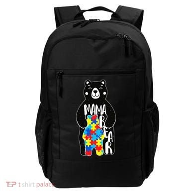 Mama Bear Autism Awareness Backpack