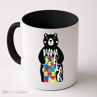 Mama Bear Autism Awareness Coffee Mug thumb 0