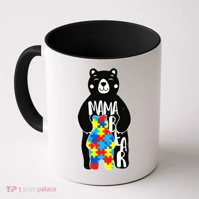 Mama Bear Autism Awareness Coffee Mug