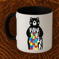 Mama Bear Autism Awareness Coffee Mug thumb 2