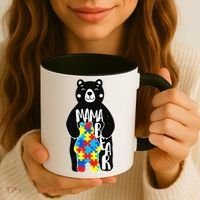 Mama Bear Autism Awareness Coffee Mug thumb 3