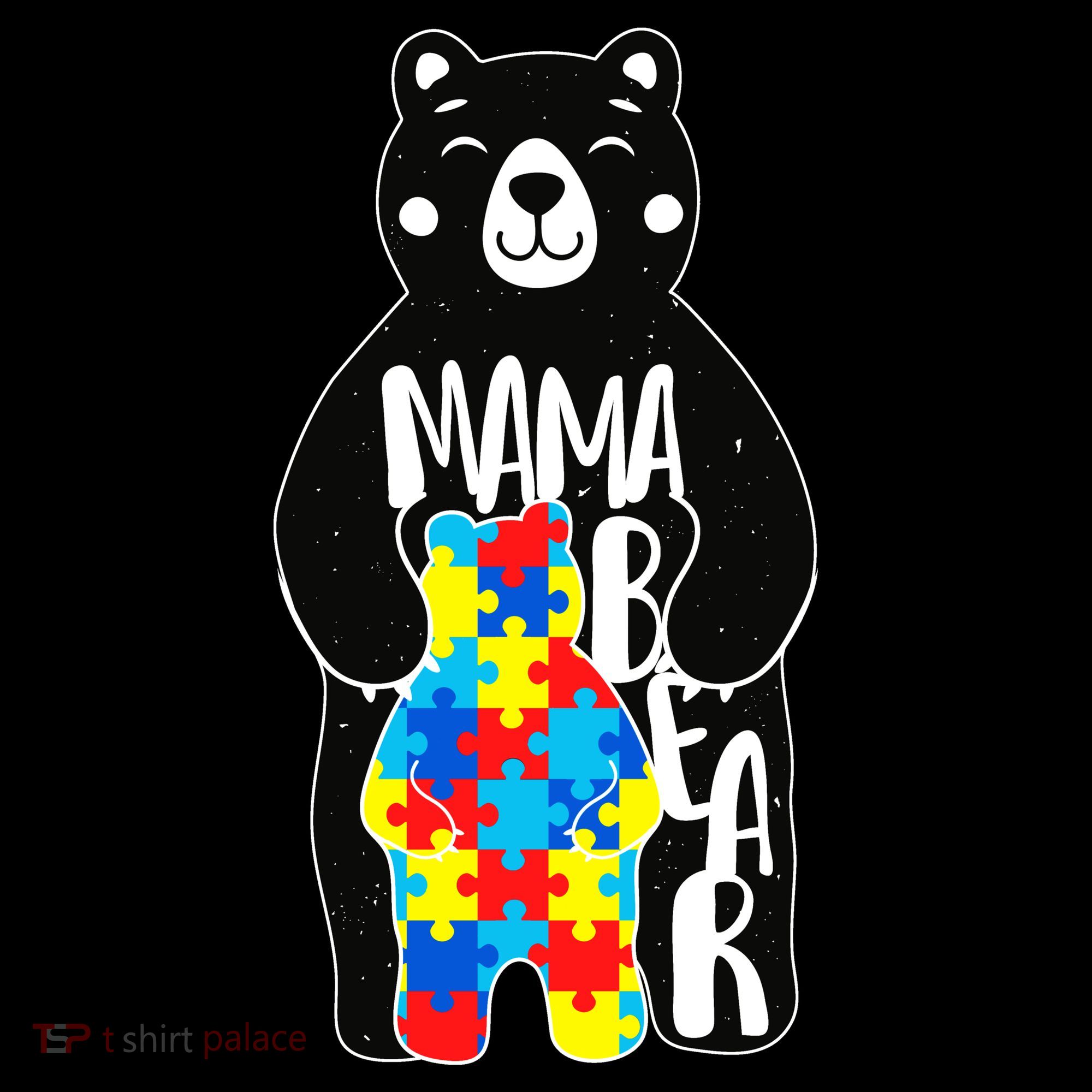 Mama Bear Autism Awareness Women's Hoodie