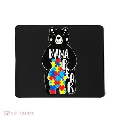 Mama Bear Autism Awareness Mousepad