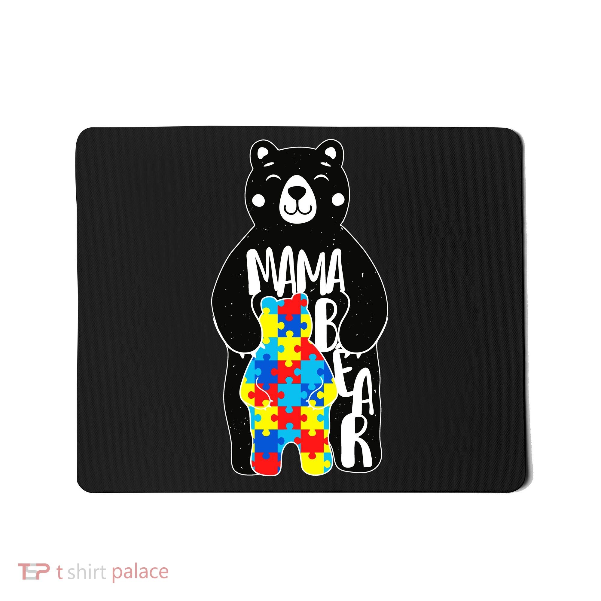 Mama Bear Autism Awareness Mousepad
