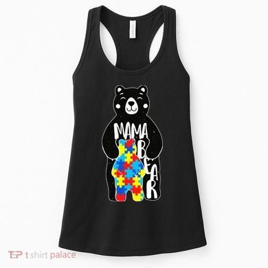 Mama Bear Autism Awareness Women's Tank Top